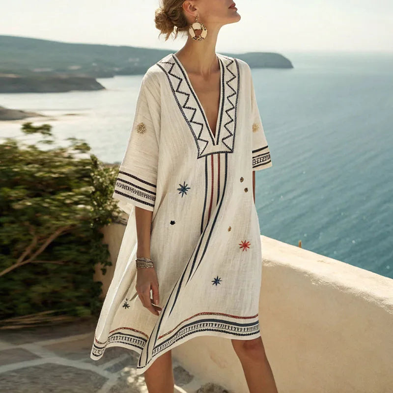 Maeve™ | Elegant & Versatile Beach Dress for Summer Days
