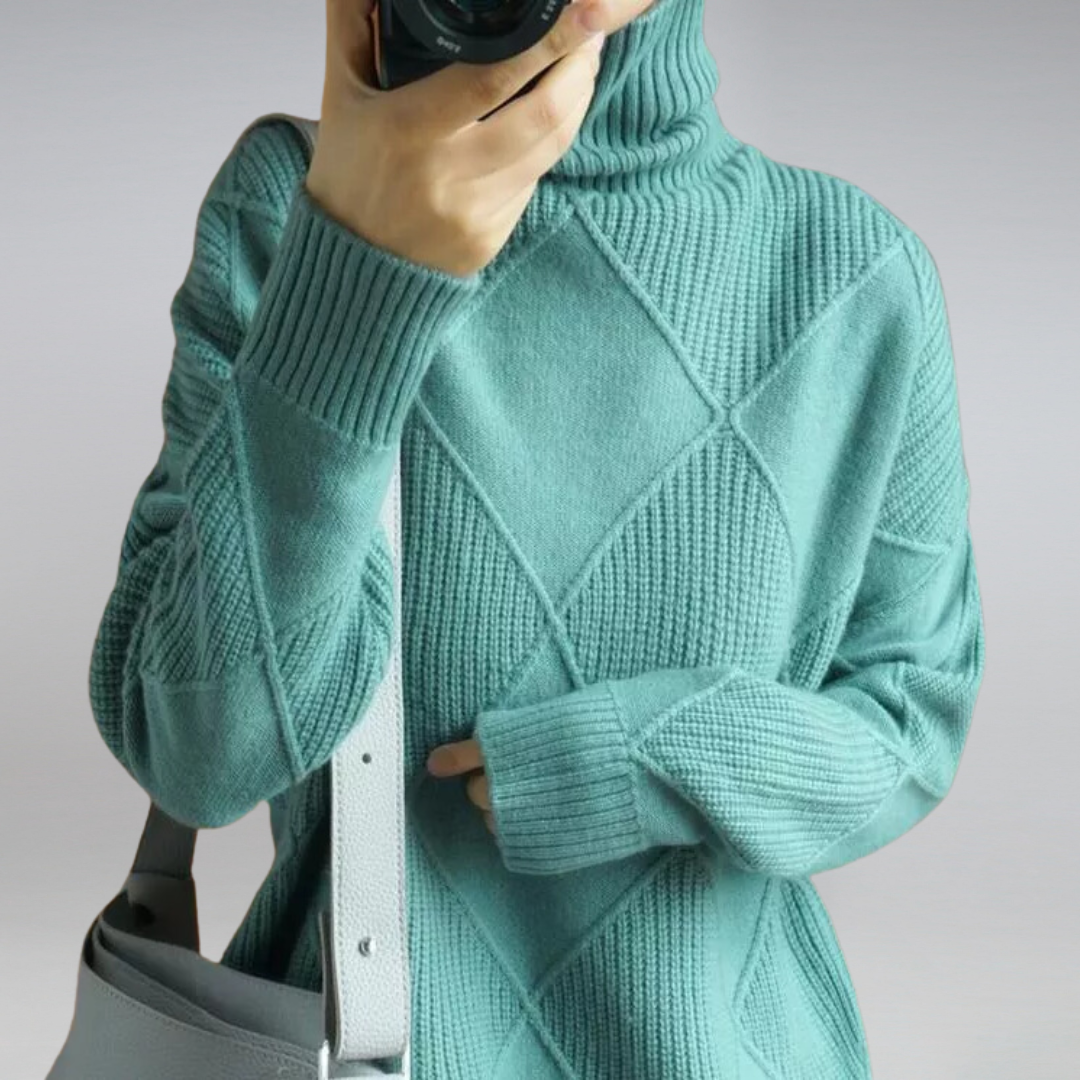 Sienna™ Cashmere Feel Turtleneck Sweater