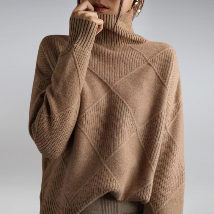 Sienna™ Cashmere Feel Turtleneck Sweater