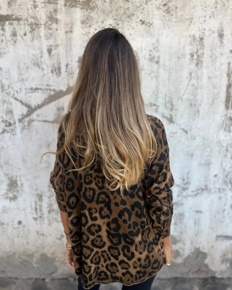 Leona | Leopard Print Casual Top