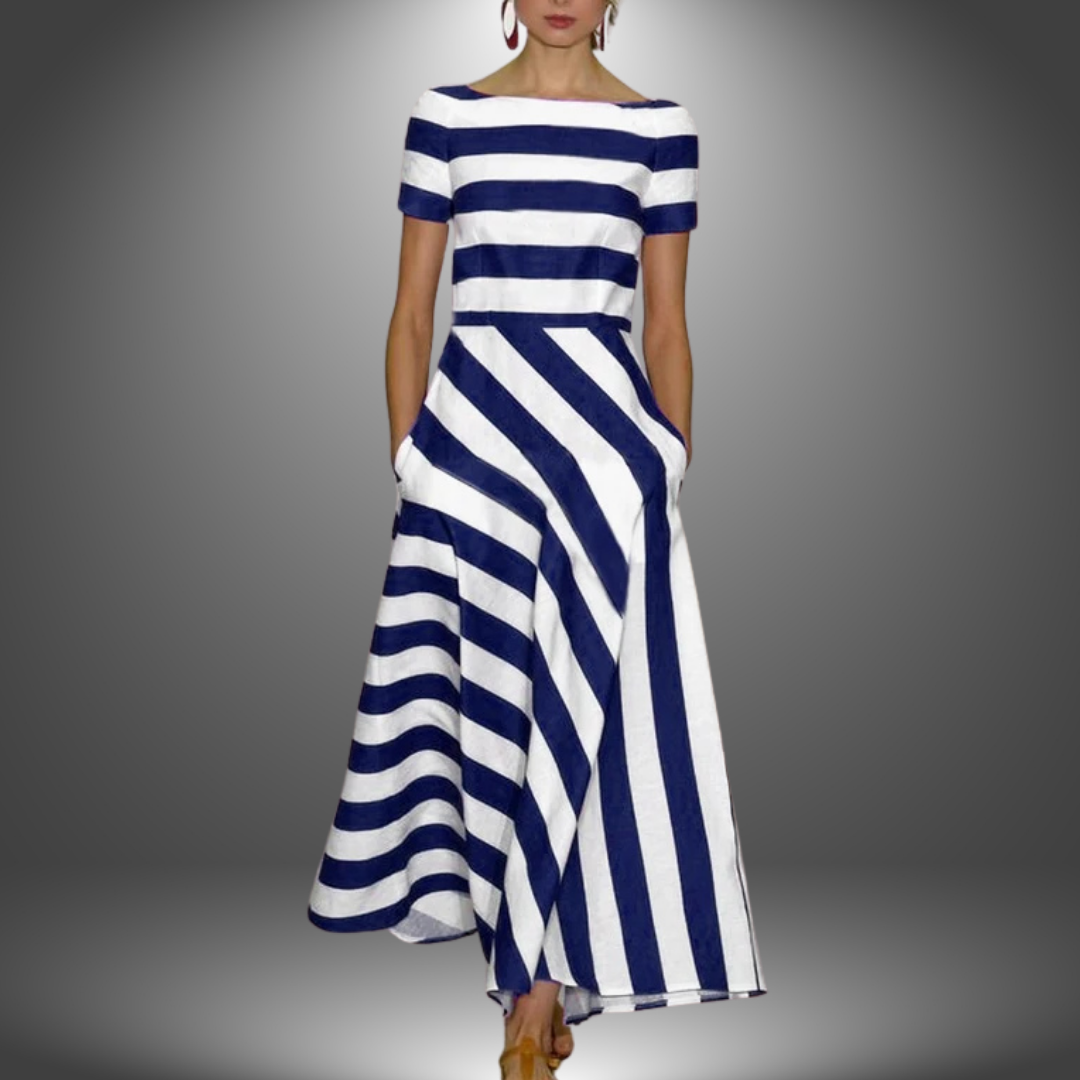 Airy Striped Dress with a Flowy Design
