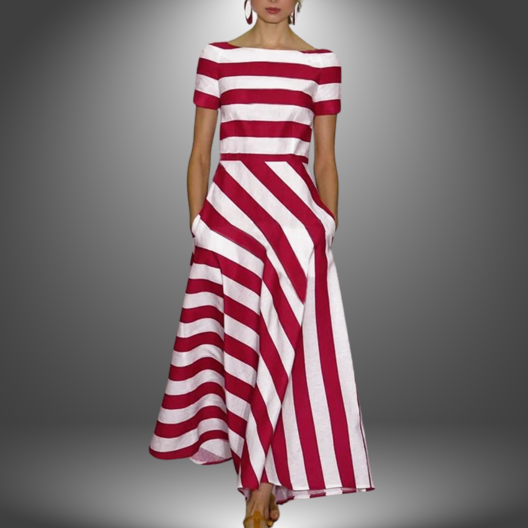 Airy Striped Dress with a Flowy Design