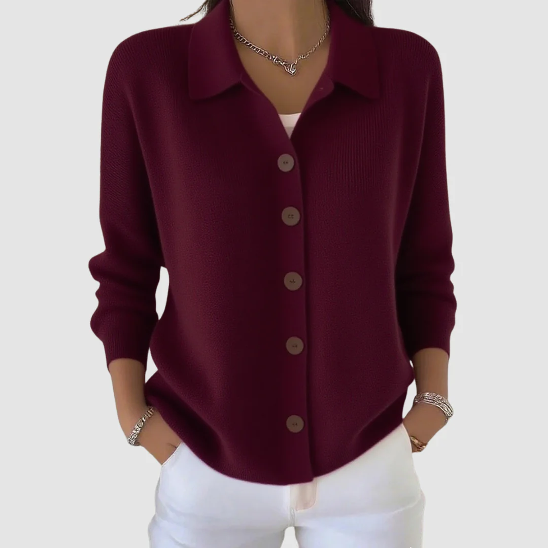 LENA™ Cardigan button comfort