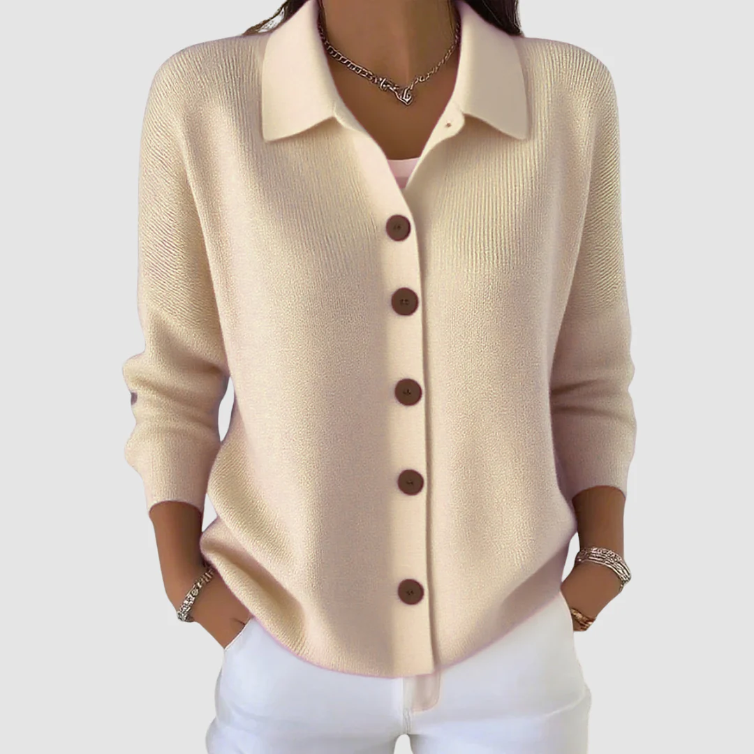 LENA™ Cardigan button comfort