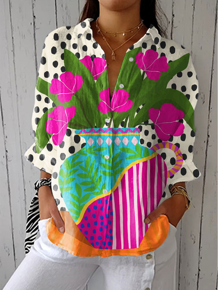 Amara | Floral Elegance Blouse