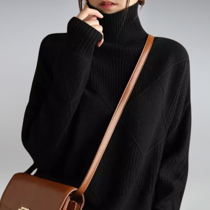 Sienna™ Cashmere Feel Turtleneck Sweater