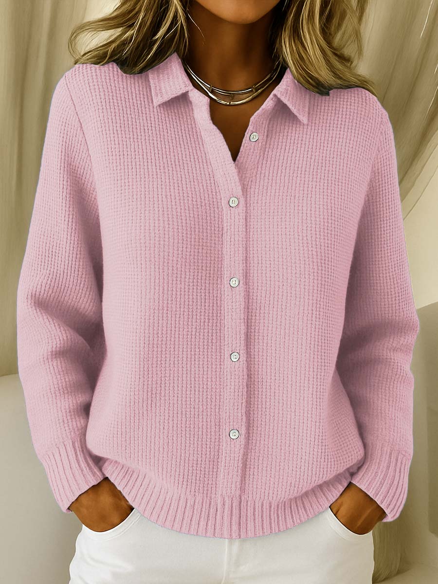 ADRIANNA™ Button Knit cardigan soft classic