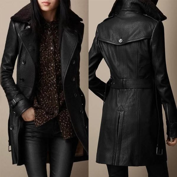 Siobhán – Luxurious Leather Coat
