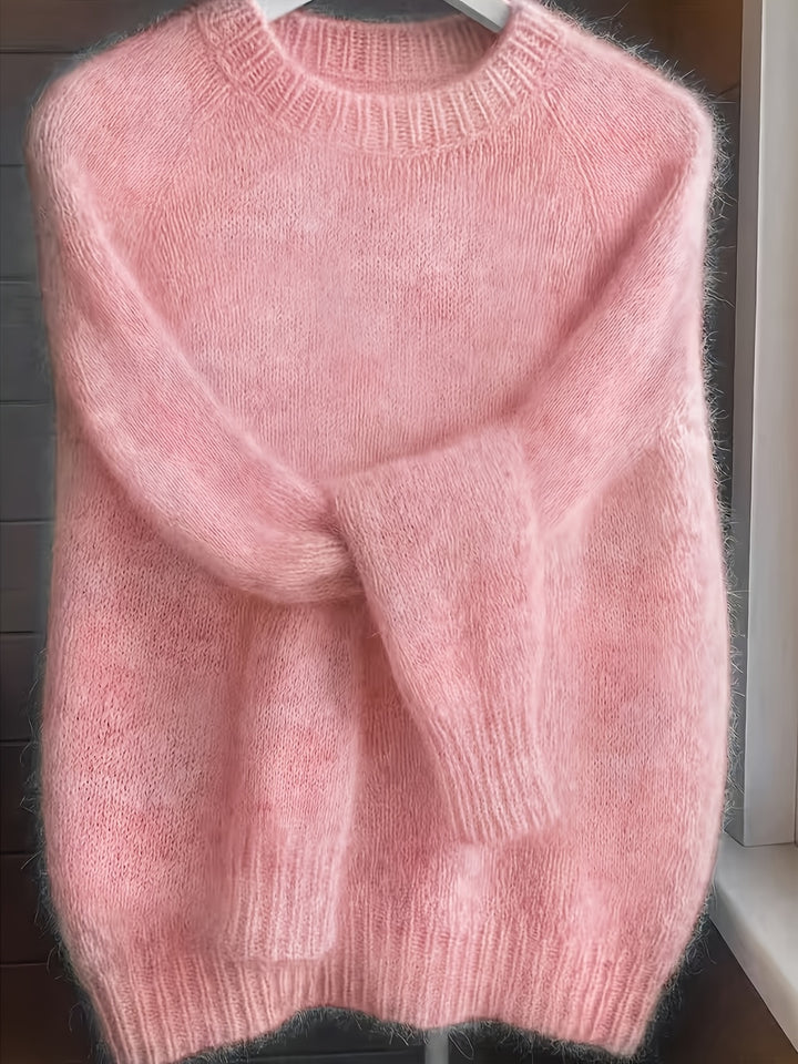 ARIA™ Cashmere Sweater - detail of soft cashmere-feel fabric