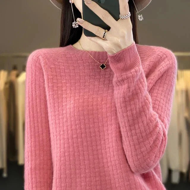 Christina | Classic Textured Knit Sweater