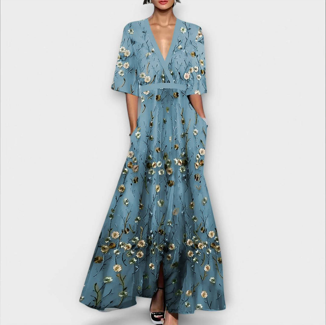 Elowyn™ | Comfortable Floral Maxi Dress