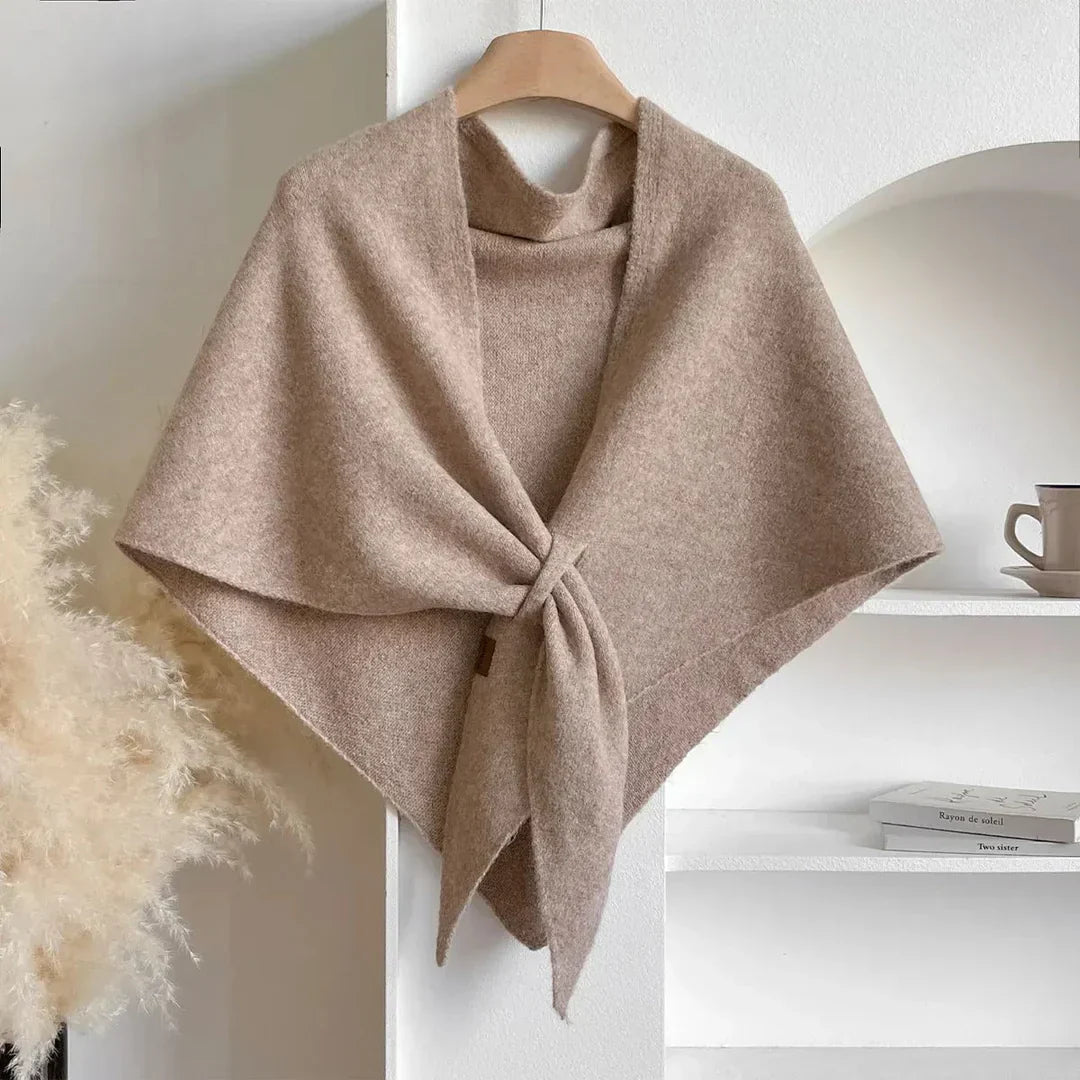 Alba | Tie Front Wrap Shawl